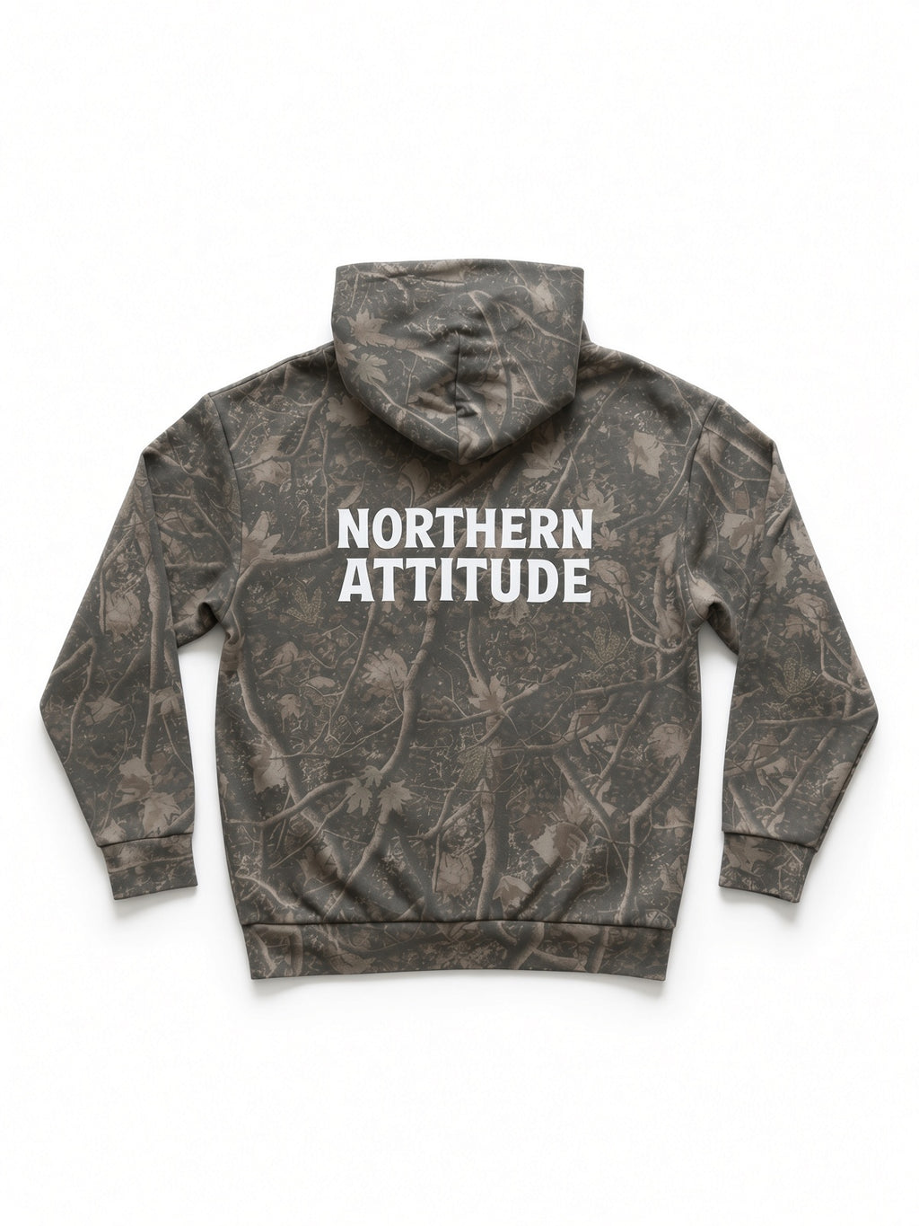 Northern Attitude Logo Camo Hoodie