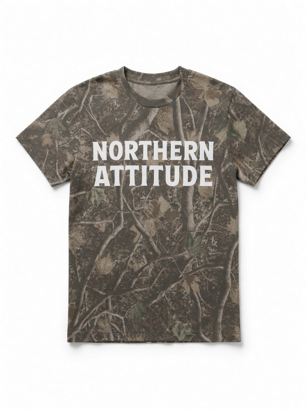 Northern Attitude Wordmark Camo T-Shirt