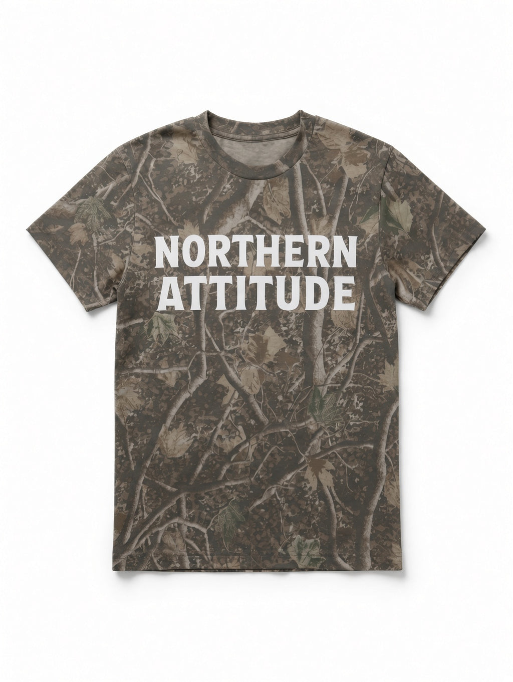 Northern Attitude Wordmark Camo T-Shirt