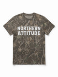 Northern Attitude Wordmark Camo T-Shirt