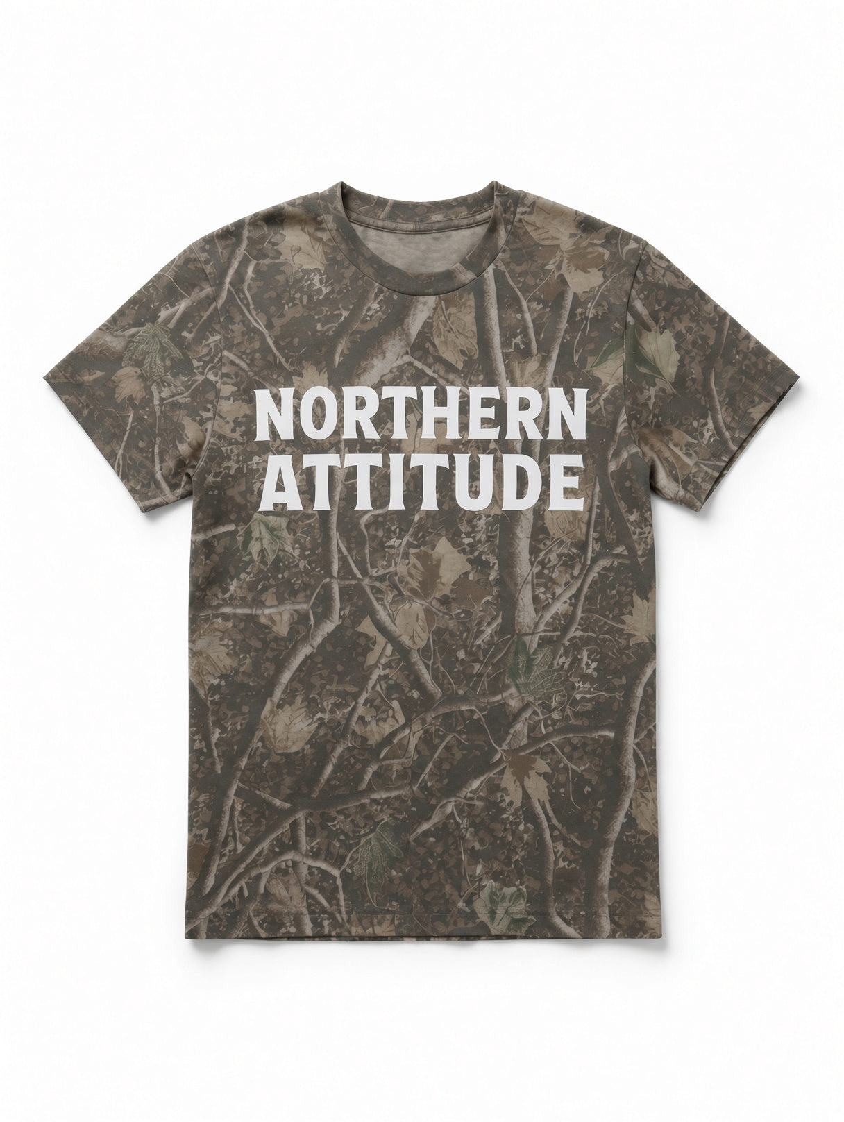 Northern Attitude Wordmark Camo T-Shirt